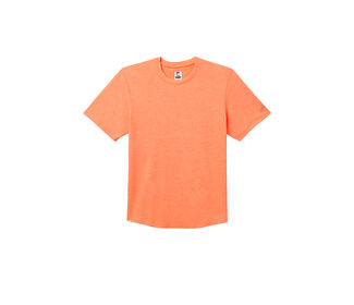 FILA Pickleball Scallop Hem Heathered Tee (M) (Orange)