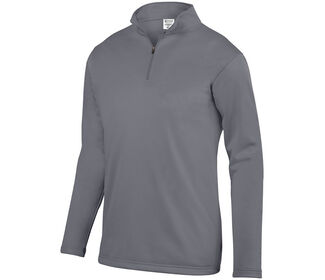 Augusta Wicking Fleece 1/4 Zip Pullover (M) (Graphite)