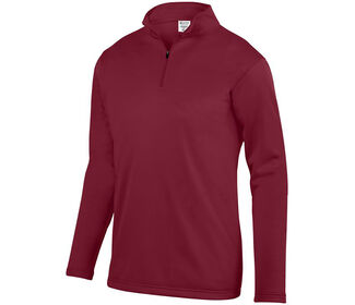 Augusta Wicking Fleece 1/4 Zip Pullover (M) (Cardinal)