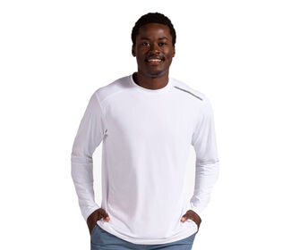 BloqUV Jet Long Sleeve Tee (M) (White)