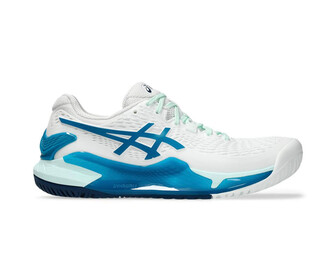 Asics GEL Resolution 9 (W) (White/Teal)