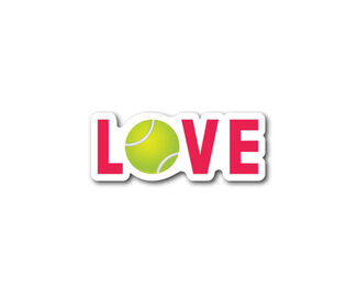 Tennis Love Magnet