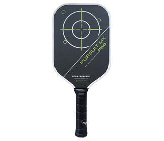 Engage Pursuit Pro MX Raw Carbon Fiber Pickleball Paddle (Lime)