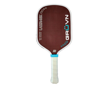 GRUVN LAZR-16X Pickleball Paddle (Red Blend)